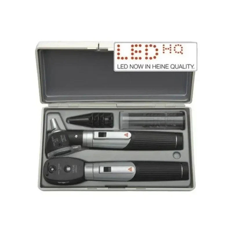 Heine Mini 3000 LED F.O. otoscoop ophtalmoscoop set