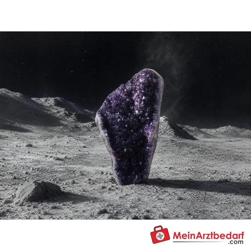 Amethyst-Freiform 103 cm A-Qualität Brasilien mit Stahlsockel Unikat