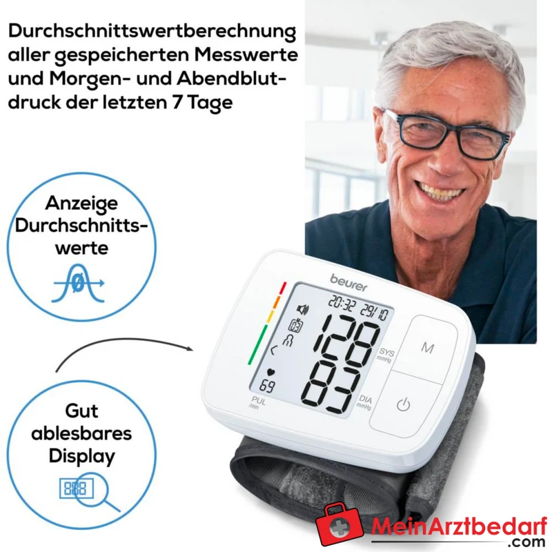 Beurer BC 21 Handgelenk-Blutdruckmessgerät