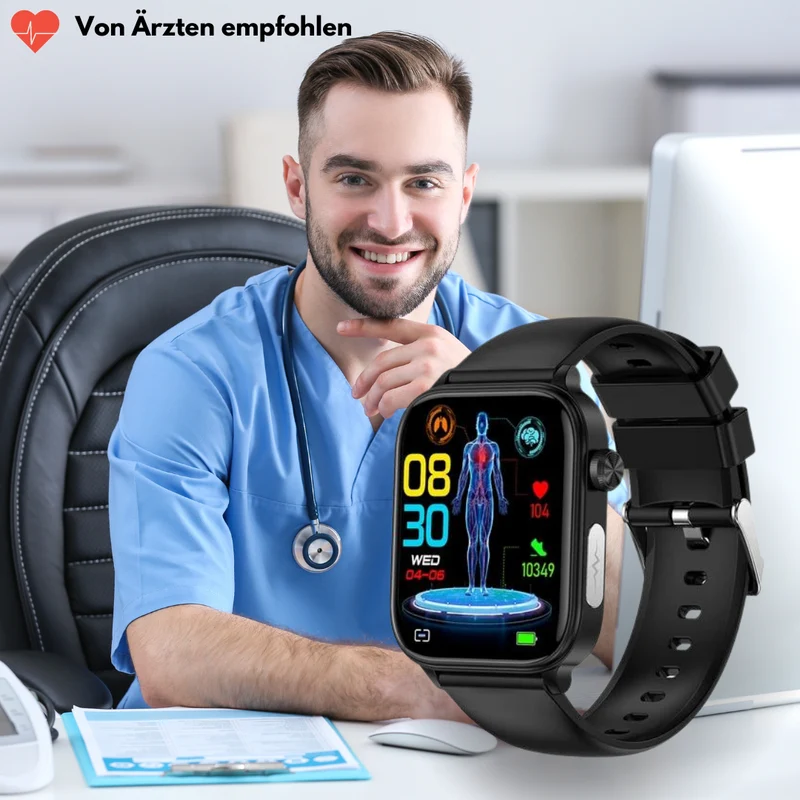 GlucoCare SOS | Smartwatch mit Vitalparameter-Tracking