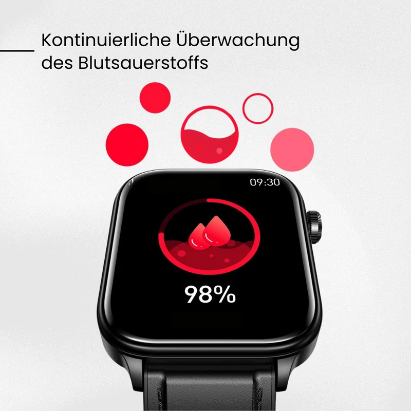 GlucoCare SOS | Smartwatch mit Vitalparameter-Tracking
