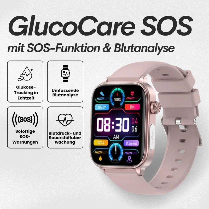 GlucoCare SOS | Smartwatch mit Vitalparameter-Tracking
