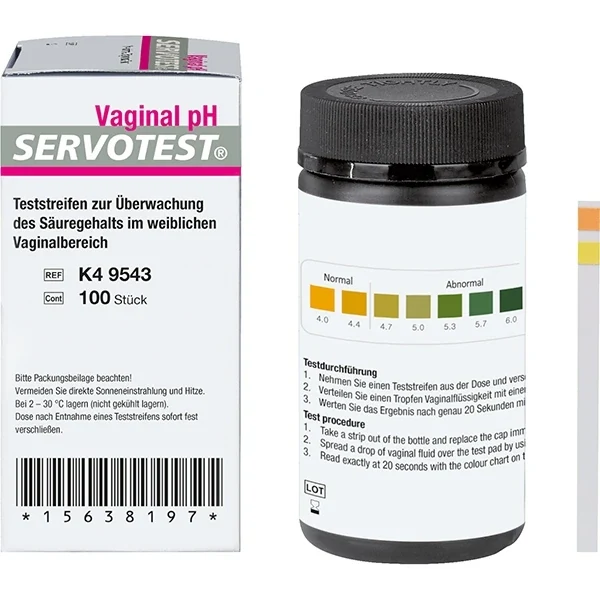 Servotest vaginale pH test 100 stuks