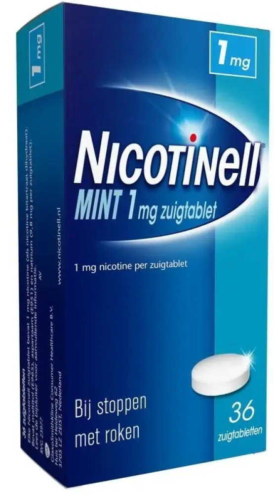 Nicotinell Mint 1 mg 36 zuigtabletten