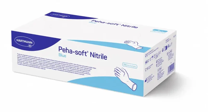 Peha-soft nitrile blauw - medium - 150 stuks