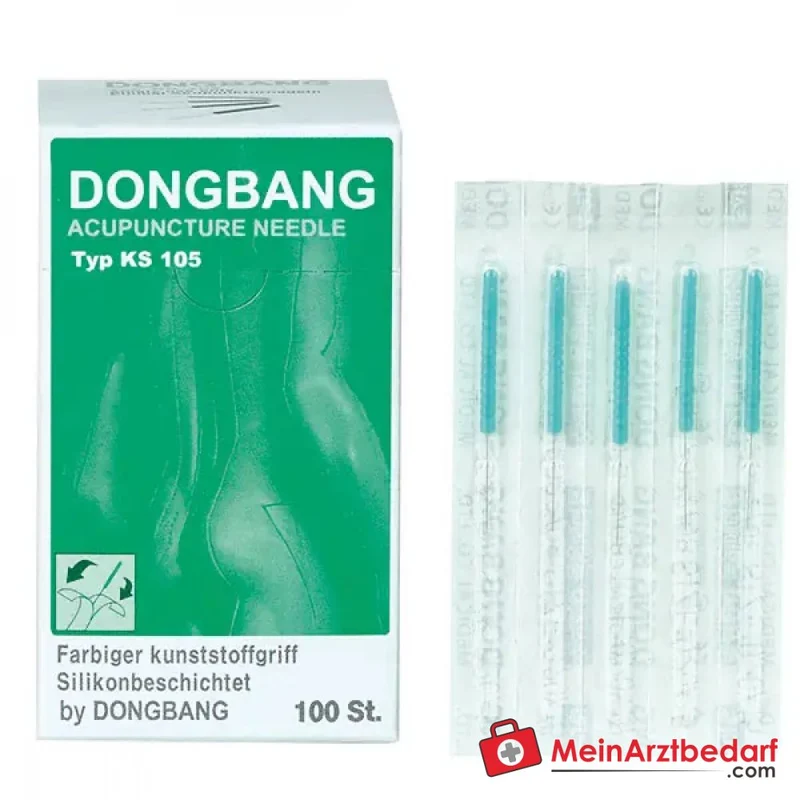 Dongbang Akupunkturnadel mit Kunststoffgriff, 100 Stk.