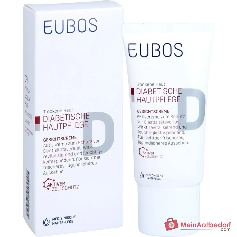 Eubos Diabetische Haut Pflege Gesichtscreme Creme, 50 ml