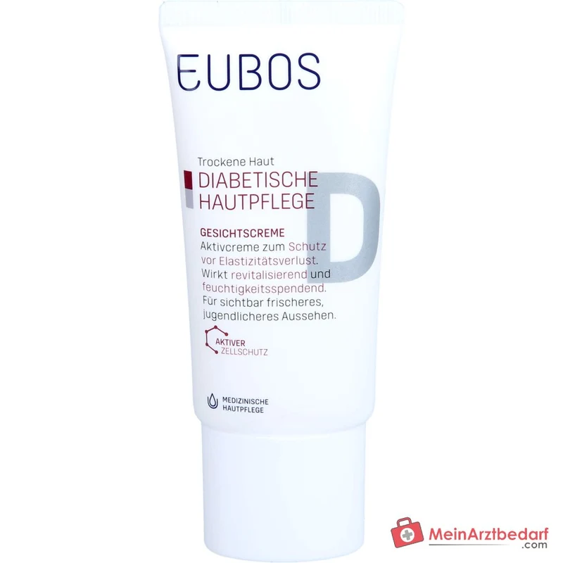 Eubos Diabetische Haut Pflege Gesichtscreme Creme, 50 ml