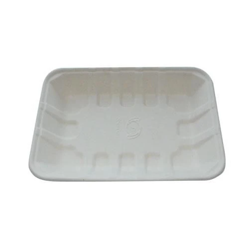 Tray Curas natur fiber 20,5 x 12,5 x 4,5 cm medium - 100 stuks