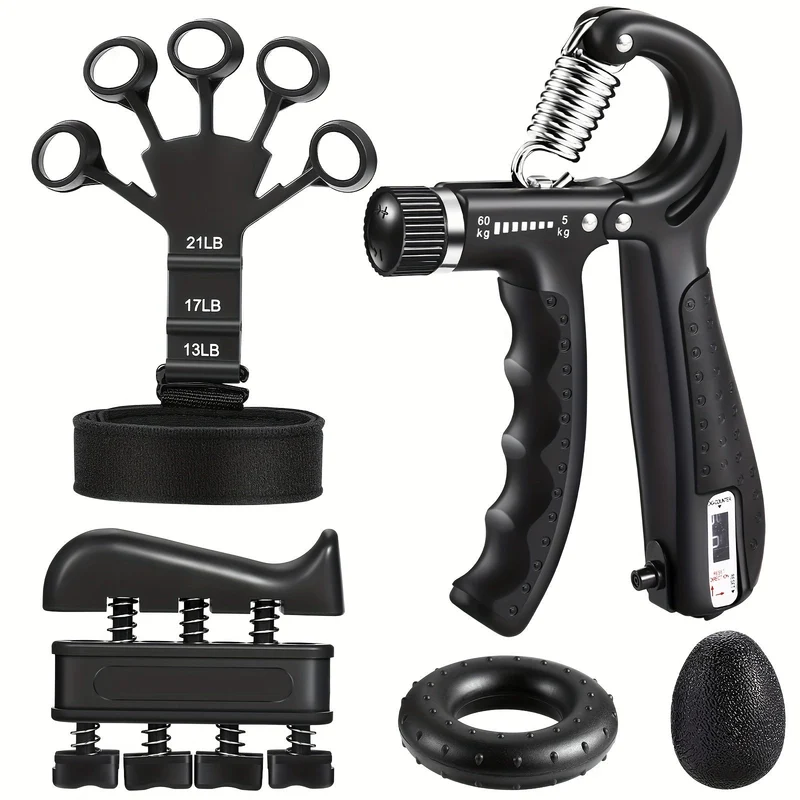 GRIPMASTER KIT – 5-teiliges Hand- und Unterarm-Stärkungstraining
