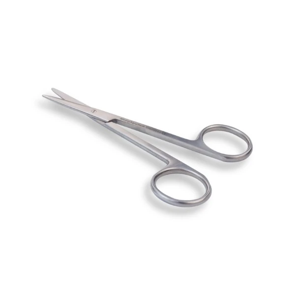 Neushaar schaar - 11cm - afgeronde punten - recht RVS