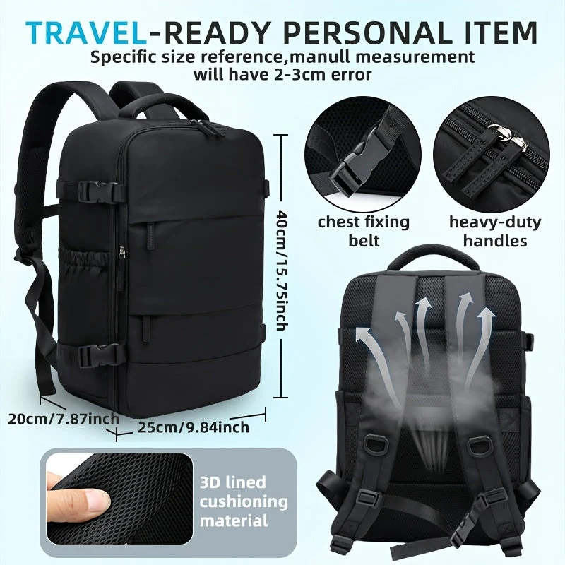 PACKSMART - Reisestaubsauger-Rucksack-Set für Männer, Frauen und Studenten