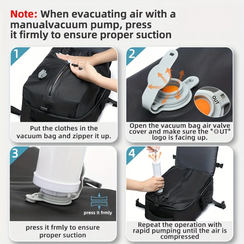 PACKSMART - Reisestaubsauger-Rucksack-Set für Männer, Frauen und Studenten