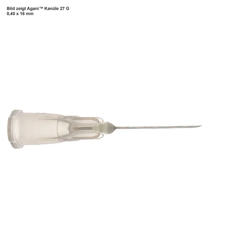 Terumo Agani injectienaalden 27 G, 19 x 0,40 mm Grijs 100 stuks