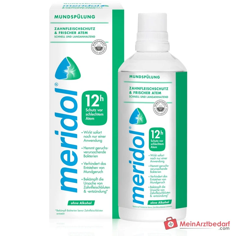 meridol Sicherer Atem Mundspülung, 400 ml