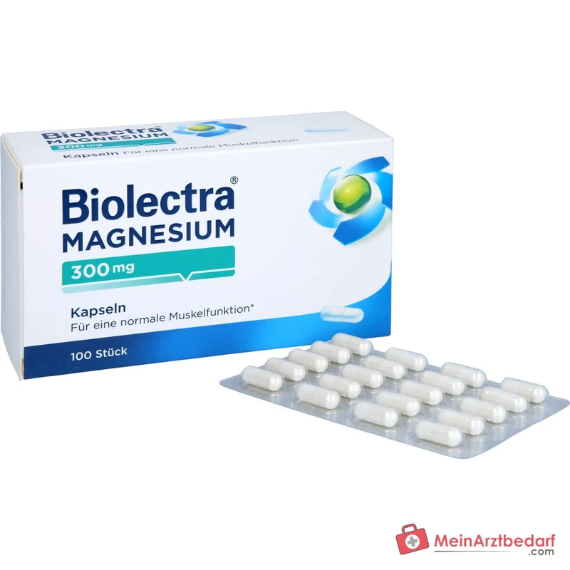 Biolectra Magnesium Magnesiumoxid Kapseln, 100 St.