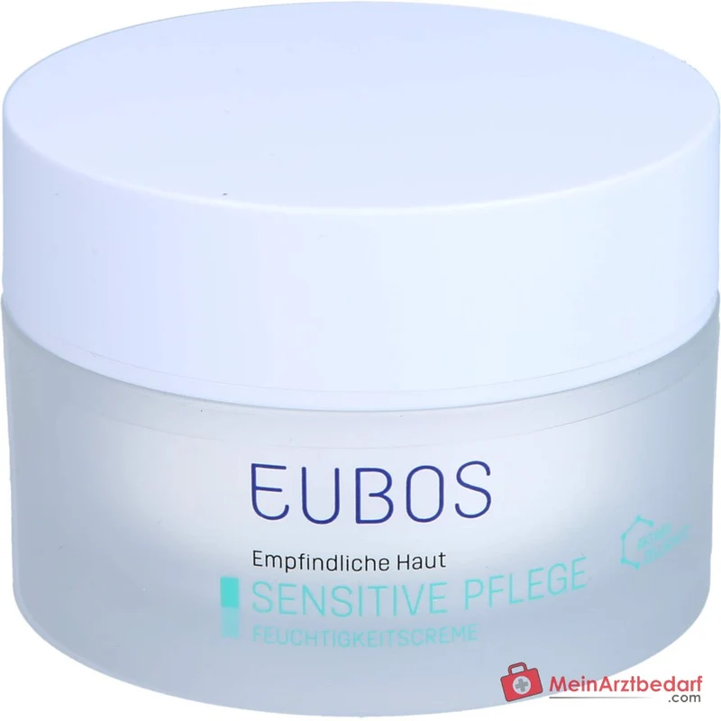Eubos Sensitive Pflege Feuchtigkeitscreme Braunalgenextrakt / Süßholzwurzel / Vitamin E / Panthenol / Macadamiaöl Creme, 50 ml