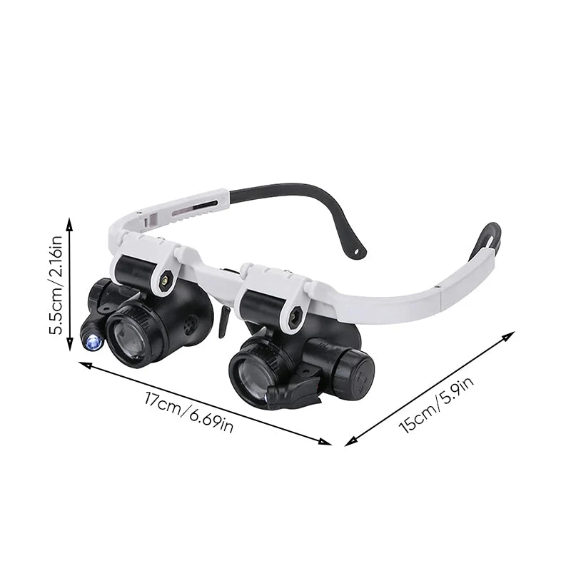 Luminara | Ergonomische Lupenbrille mit LED-Beleuchtung