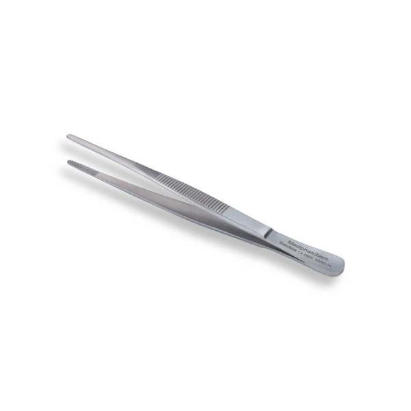 Wattenpincet 14cm. recht rvs.