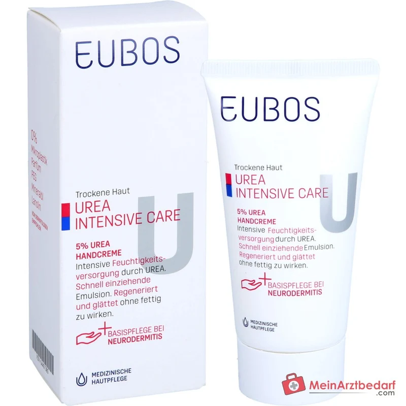 Eubos Trockene Haut Urea 5% Handcreme, 75 ml