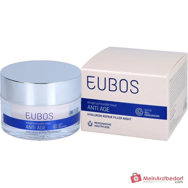 Eubos Anti Age Hyaluron Repair Filler Night Nachtcreme, 50 ml
