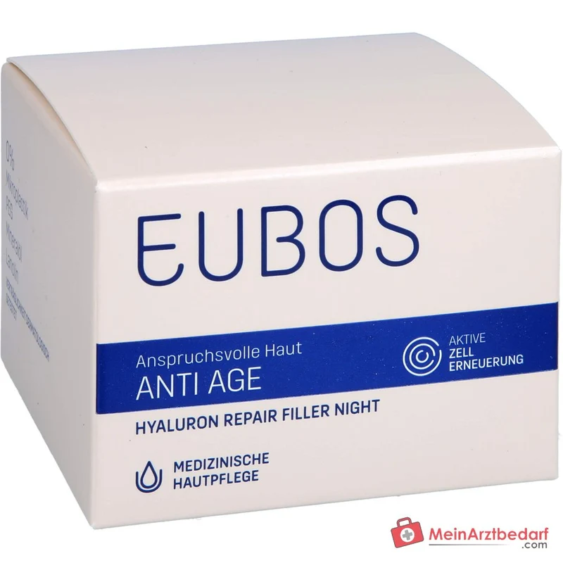 Eubos Anti Age Hyaluron Repair Filler Night Nachtcreme, 50 ml