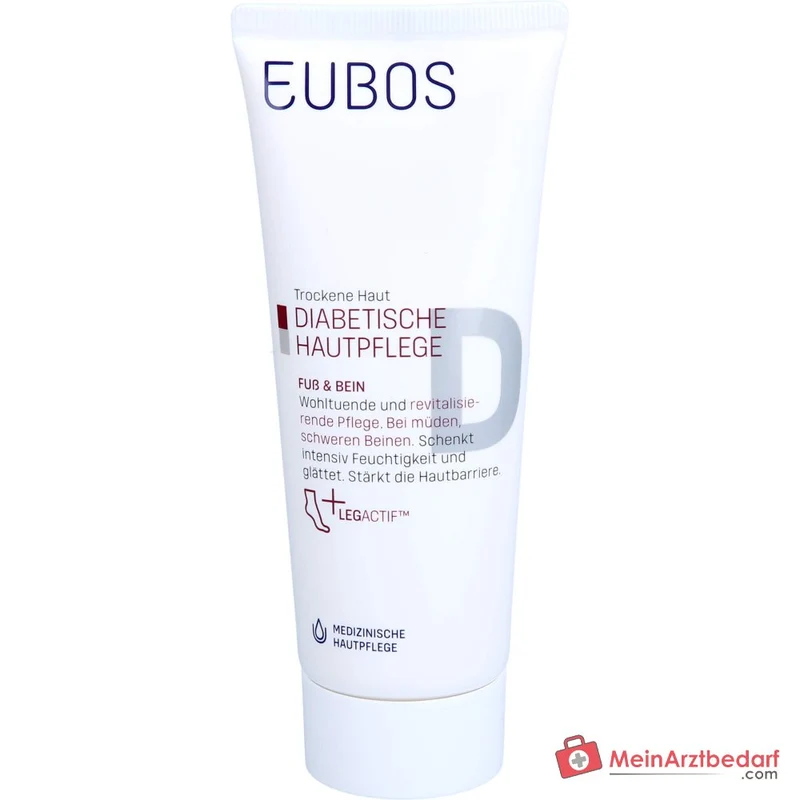 Eubos Diabetische Haut Pflege Fuß & Bein Creme, 100 ml