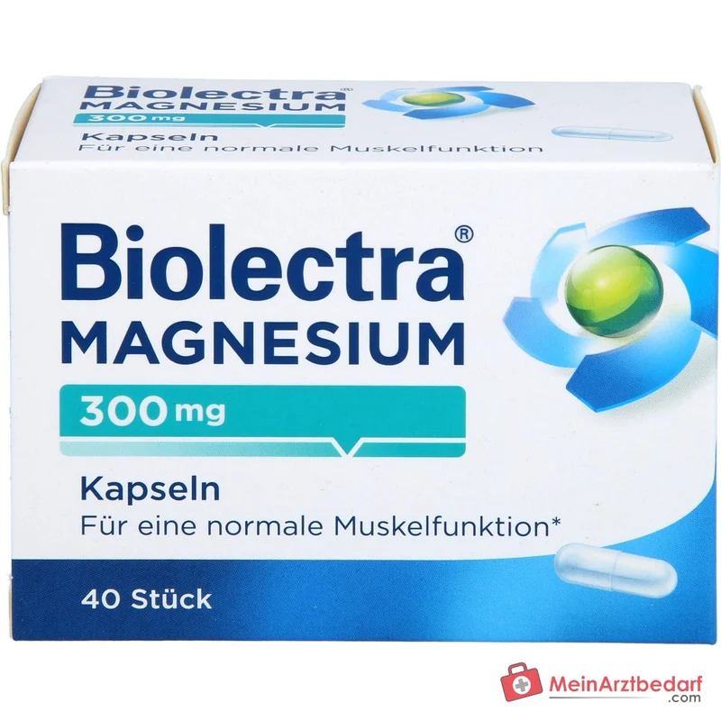 Biolectra Magnesium Magnesiumoxid Kapseln, 40 St.