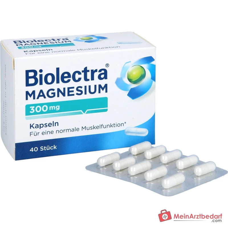 Biolectra Magnesium Magnesiumoxid Kapseln, 40 St.