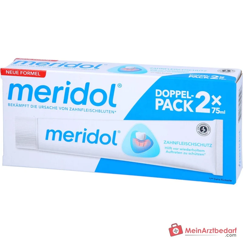 meridol Zahnfleischschutz Zahnpasta Doppelpack, 2x75 ml