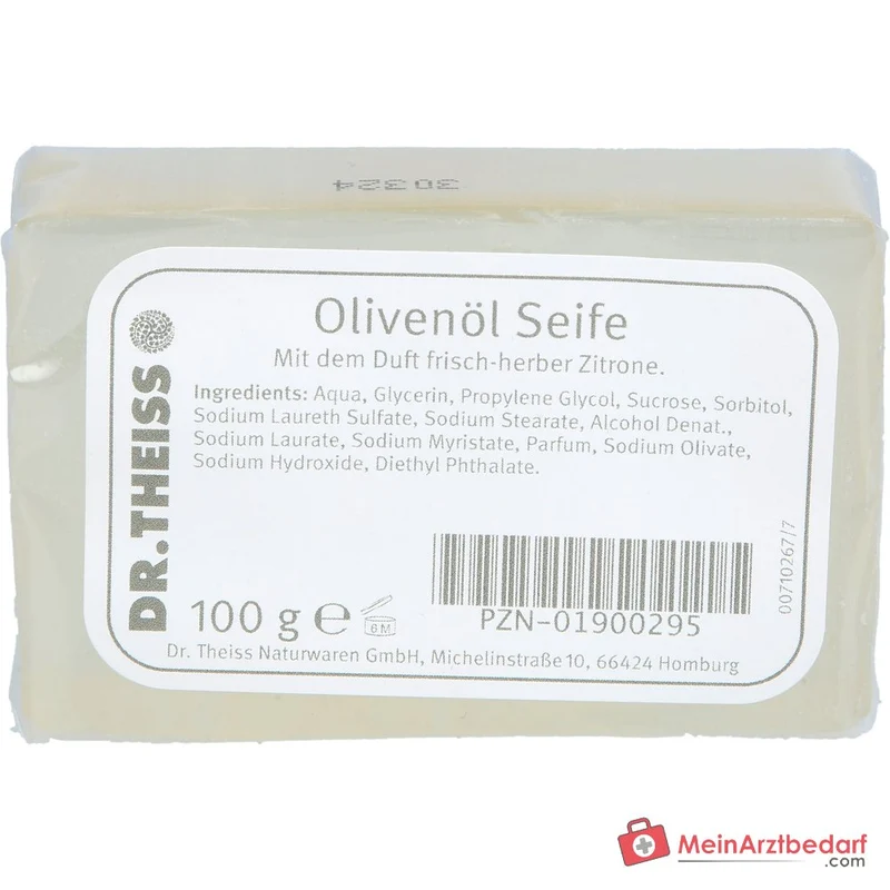 Dr. Theiss Olivenöl Seife mit Zitronenduft, 100 g