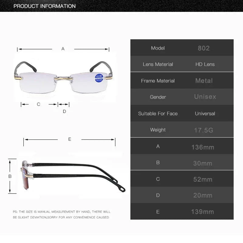 Lumiere | Fortschrittliche Lesebrille mit Anti-Blaulichtfilter
