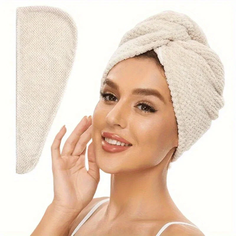 SILKDRY - 300Gsm Weiches Haartuch Schnelltrocknendes Badezimmerzubehör