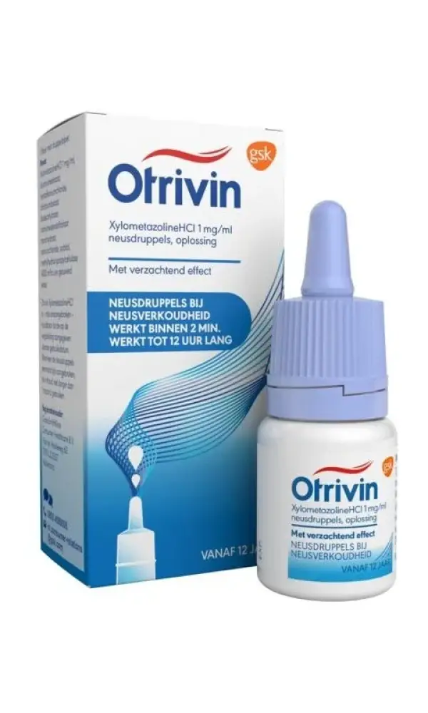 Otrivin Druppels 1 mg verzachtend GSK - 10 ml