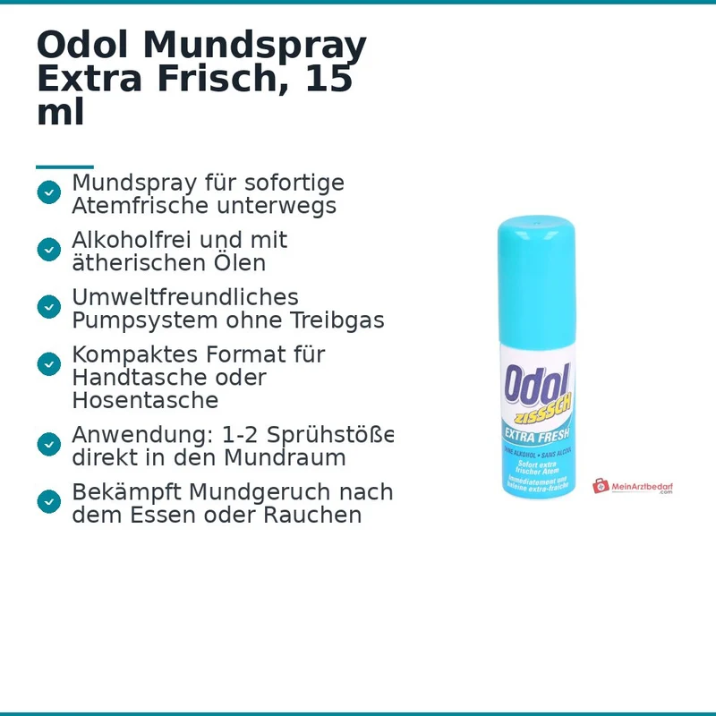 Odol Mundspray Extra Frisch, 15 ml