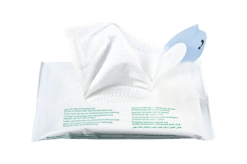 Noba Total Body Wash Feuchte Einmal-Waschhandschuhe ohne Alkohol