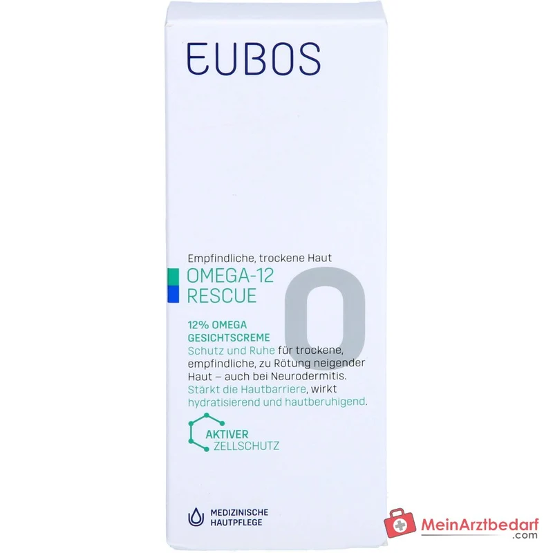 Eubos Omega Gesichtscreme Omega-3 / Omega-6 / Omega-9 Fettsäuren Creme, 50 ml