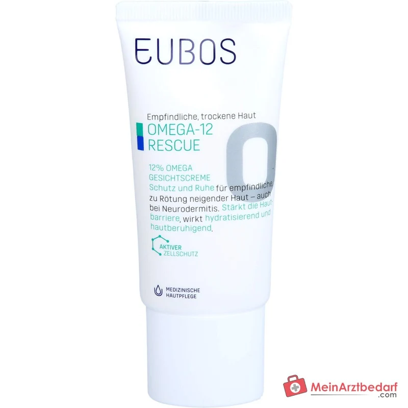 Eubos Omega Gesichtscreme Omega-3 / Omega-6 / Omega-9 Fettsäuren Creme, 50 ml