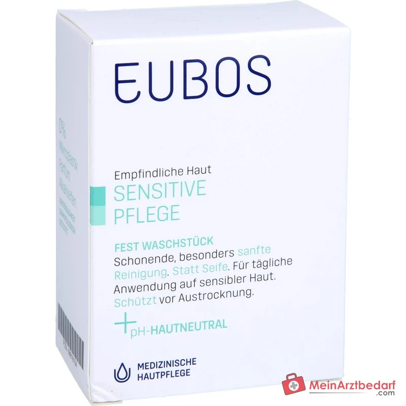 Eubos Sensitive Fest Waschstück Panthenol / Allantoin Seife, 125 g
