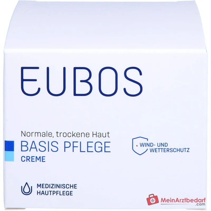 Eubos Basis Pflege Creme Intensivpflege Jojobaöl / Vitamin E / Allantoin / Panthenol Creme, 100 ml