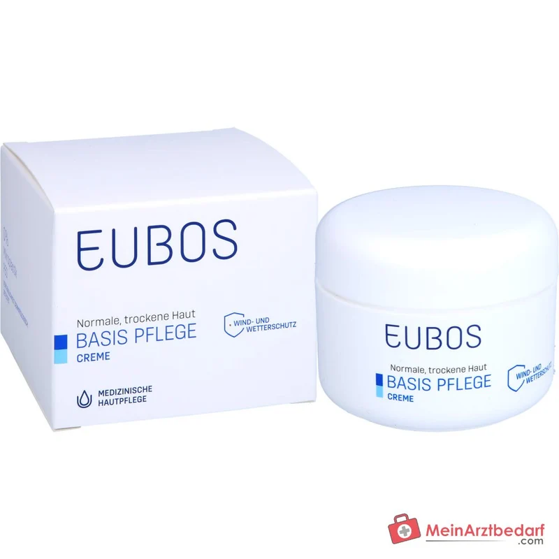 Eubos Basis Pflege Creme Intensivpflege Jojobaöl / Vitamin E / Allantoin / Panthenol Creme, 100 ml