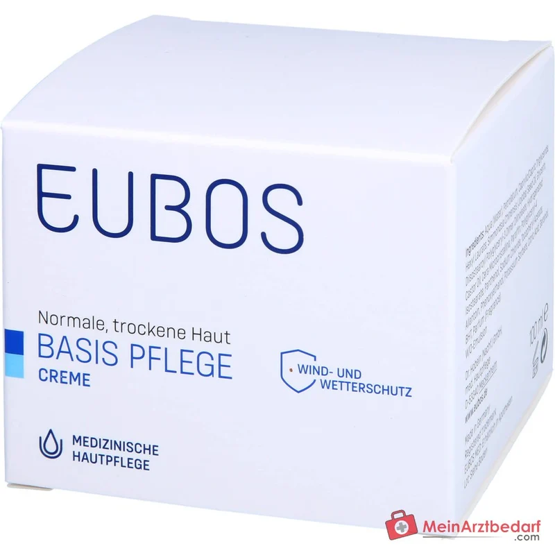 Eubos Basis Pflege Creme Intensivpflege Jojobaöl / Vitamin E / Allantoin / Panthenol Creme, 100 ml