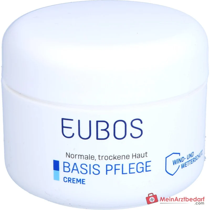Eubos Basis Pflege Creme Intensivpflege Jojobaöl / Vitamin E / Allantoin / Panthenol Creme, 100 ml