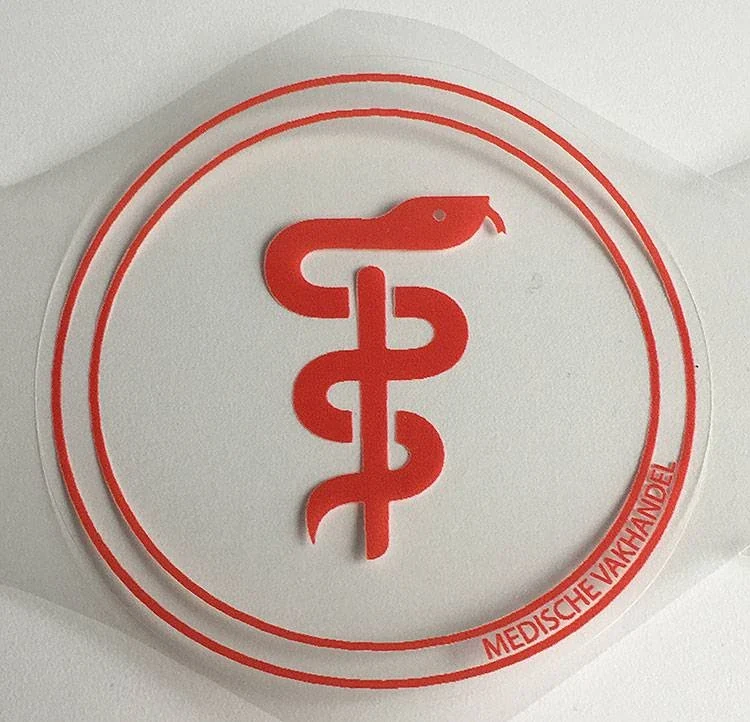 Aesculaap sticker voor artsen