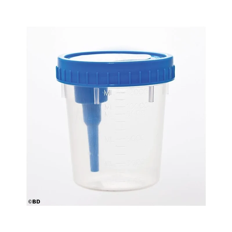 BD Vacutainer urinebekers met transfer eenheid 120ml - 200 stuks