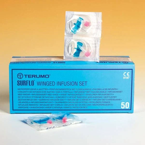Vleugelnaald Surflo Terumo 1 stuk 25 G Oranje