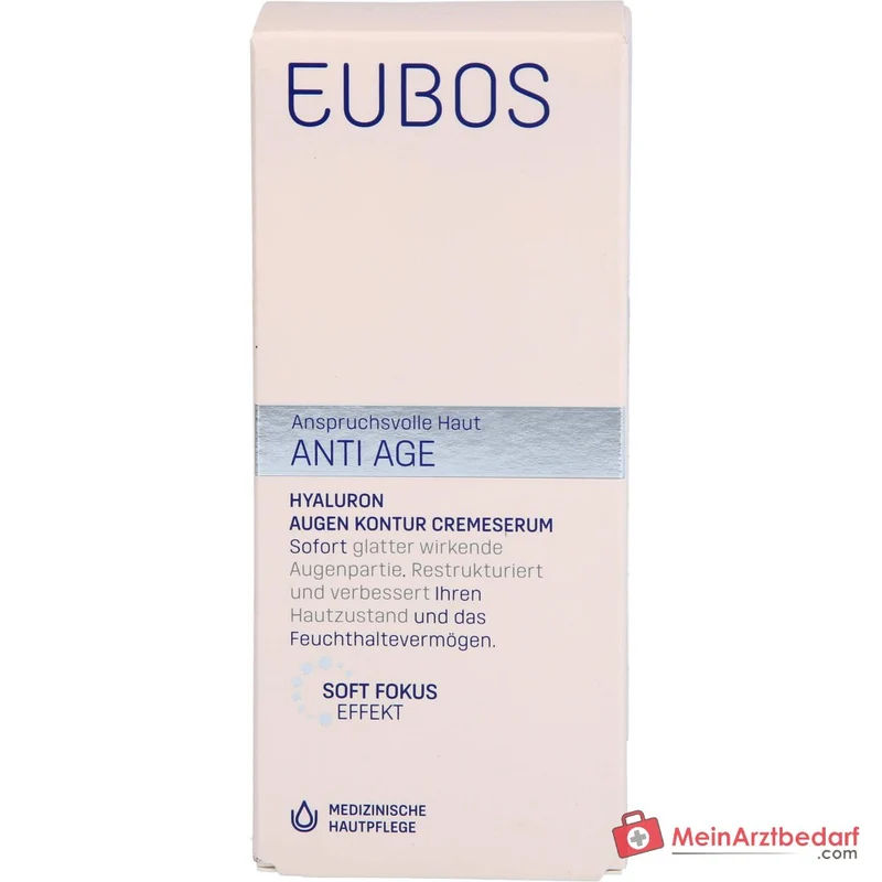Eubos Hyaluron Augen Kontur Cremeserum, 15 ml