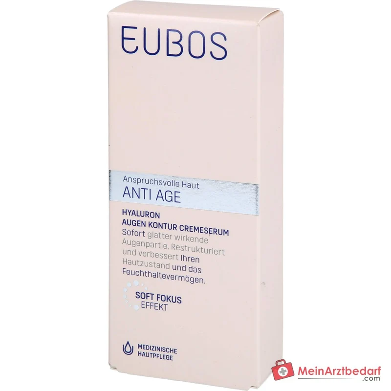 Eubos Hyaluron Augen Kontur Cremeserum, 15 ml
