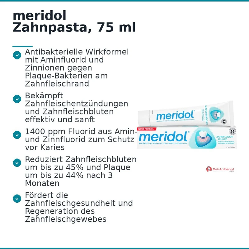 meridol Zahnpasta, 75 ml