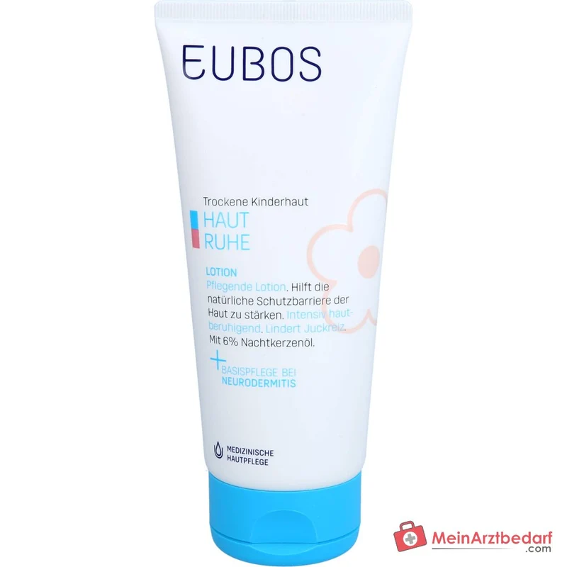 Eubos Haut Ruhe Lotion Nachtkerzenöl / Mandelöl / Jojobaöl / Johanniskraut-Extrakt Lotion, 200 ml